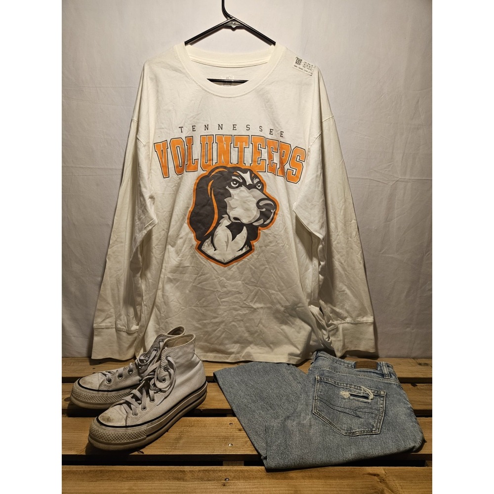 Tennessee Volunteers Gameday Couture Long Sleeve Shirt White Size XXL